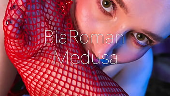 Bia roman sucks the polish off medusa's perfect toes