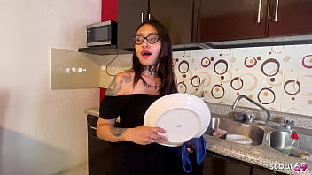 Nymphomaniac crazy inked glasses latina step sister let step brother cum again in her face after creampie Nymphomaniac crazy inked glasses latina step sister let step brother cum again in her face after creampie