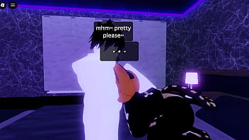 Roblox catgirl gets used like a toy