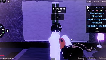 Roblox catgirl gets used like a toy