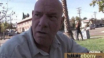 Ebony Gets Group Cumshots 15 thumbnail