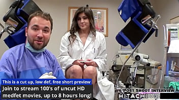 Become doctor tampa to give human guinea pig mandatory hitachi orgasms sophia valentina