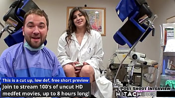 Become doctor tampa to give human guinea pig mandatory hitachi orgasms sophia valentina