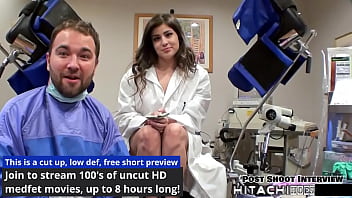 Become doctor tampa to give human guinea pig mandatory hitachi orgasms sophia valentina