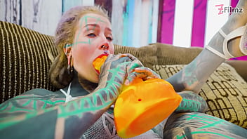 Sexy fishnets highheels stocking solo anal xl dildo play #anal #dildofucking #fishnets #highheels #stocking