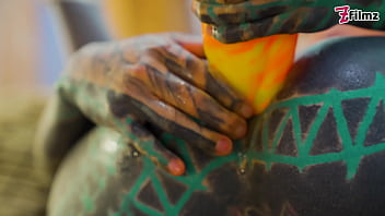 Sexy fishnets highheels stocking solo anal xl dildo play #anal #dildofucking #fishnets #highheels #stocking