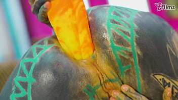 Sexy fishnets highheels stocking solo anal xl dildo play #anal #dildofucking #fishnets #highheels #stocking