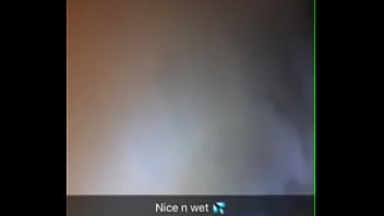 Ebony teen loves showibg off her wet pussy