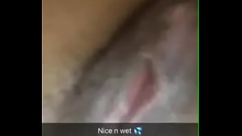 Ebony teen loves showibg off her wet pussy