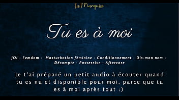 Tu es à moi french audio porn joi femdom