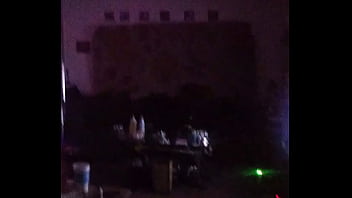 Striper pole in living room