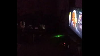 Striper pole in living room