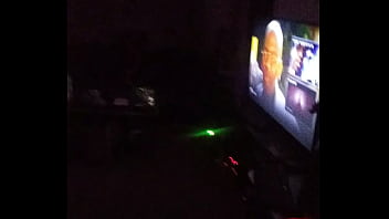 Striper pole in living room