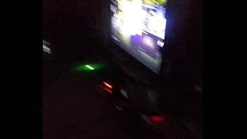 Striper pole in living room