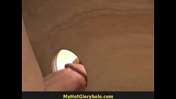 Sexy chick gets a glory hole 22
