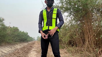 Thai Engineer Jerk Off And Cumshot In Public thumbnail