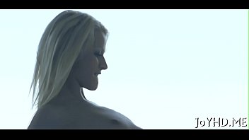 Elegant legal age teenager impaled on jock