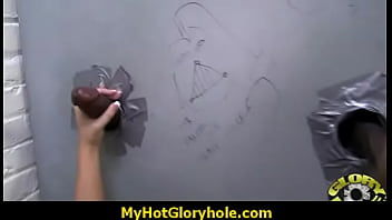 Hot babe sucking a black cock 30