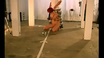 Sinful beauty is sitting and touching her nana