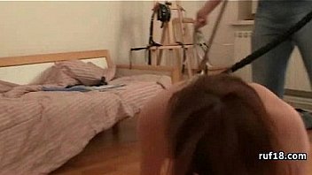 First bondage fuck with teen