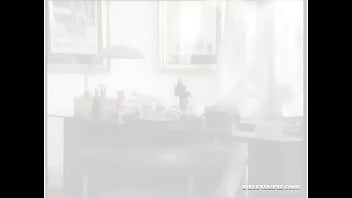 Sandra pleasures her sexy body while in front of the bathroom mirror