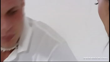 Brunette cutie vanessa may rides a stiff dick while plugged up her ass