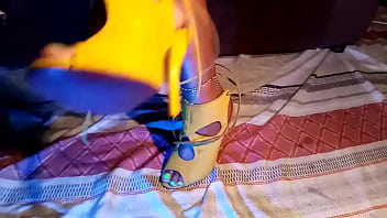She's too hot to handle and she wants to tease you even more making herself a sexy foot massage She's too hot to handle and she wants to tease you even more making herself a sexy foot massage