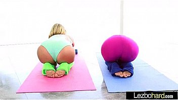 Lez girls zoey monroe & charlotte stokely kiss licks and play in hot lesbo sex action clip 30