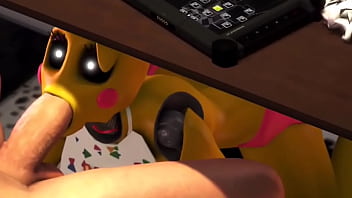 Toy chica blow job