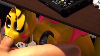 Toy chica blow job
