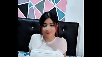 Porn actress touches her tasty pussy