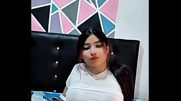 Porn actress touches her tasty pussy