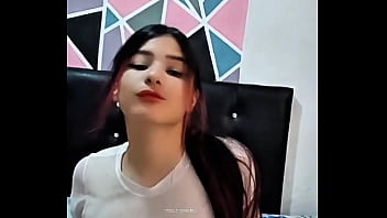 Porn actress touches her tasty pussy