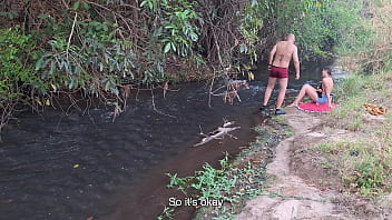 Strangers are caught having sex at the waterfall