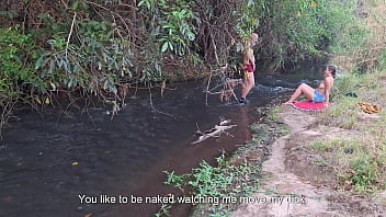 Strangers are caught having sex at the waterfall