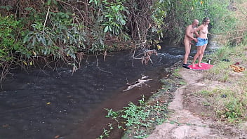 Strangers are caught having sex at the waterfall