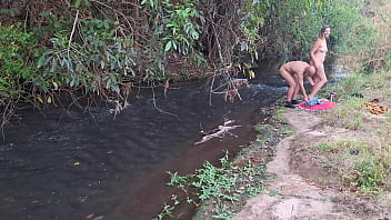Strangers are caught having sex at the waterfall