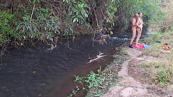 Strangers are caught having sex at the waterfall