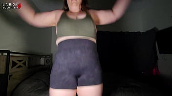 Sports bra try on boob bounce tests naked twerk tease 4k landscape