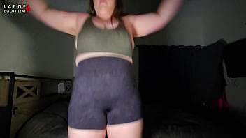 Sports bra try on boob bounce tests naked twerk tease 4k landscape