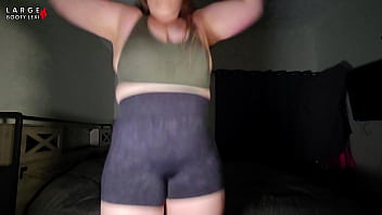 Sports bra try on boob bounce tests naked twerk tease 4k landscape