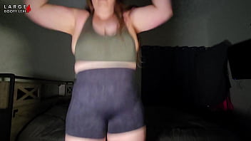 Sports bra try on boob bounce tests naked twerk tease 4k landscape