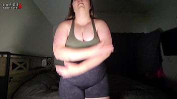 Sports bra try on boob bounce tests naked twerk tease 4k landscape