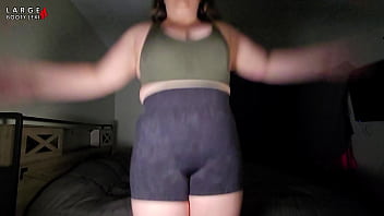 Sports bra try on boob bounce tests naked twerk tease 4k landscape