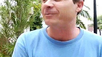 Desperate teen naked in public and fucks to pay rent 21