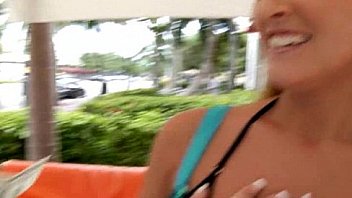 Desperate teen naked in public and fucks to pay rent 21