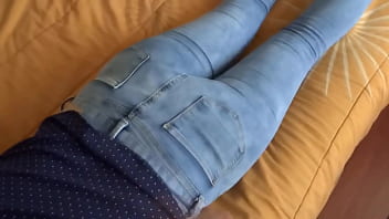 I Pull Up My Jeans So That My Stepson Can Cum In My Ass Several Times I Love His Handjobs In My Ass thumbnail