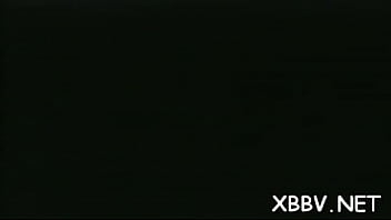 Dissolute gal is masturbating during the day