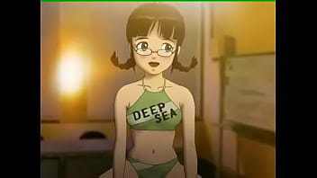 Anime girl on machine