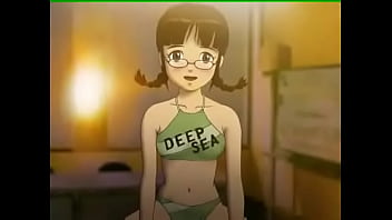 Anime girl on machine